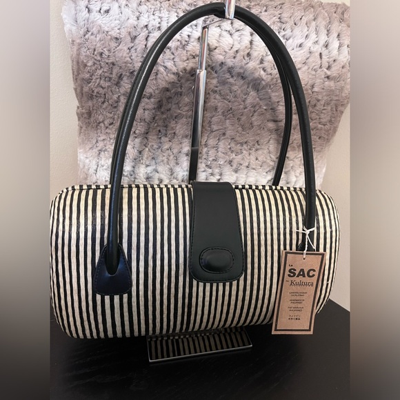 kultura Handbags - Le Sac by Kultura Rattan Woven Handbag